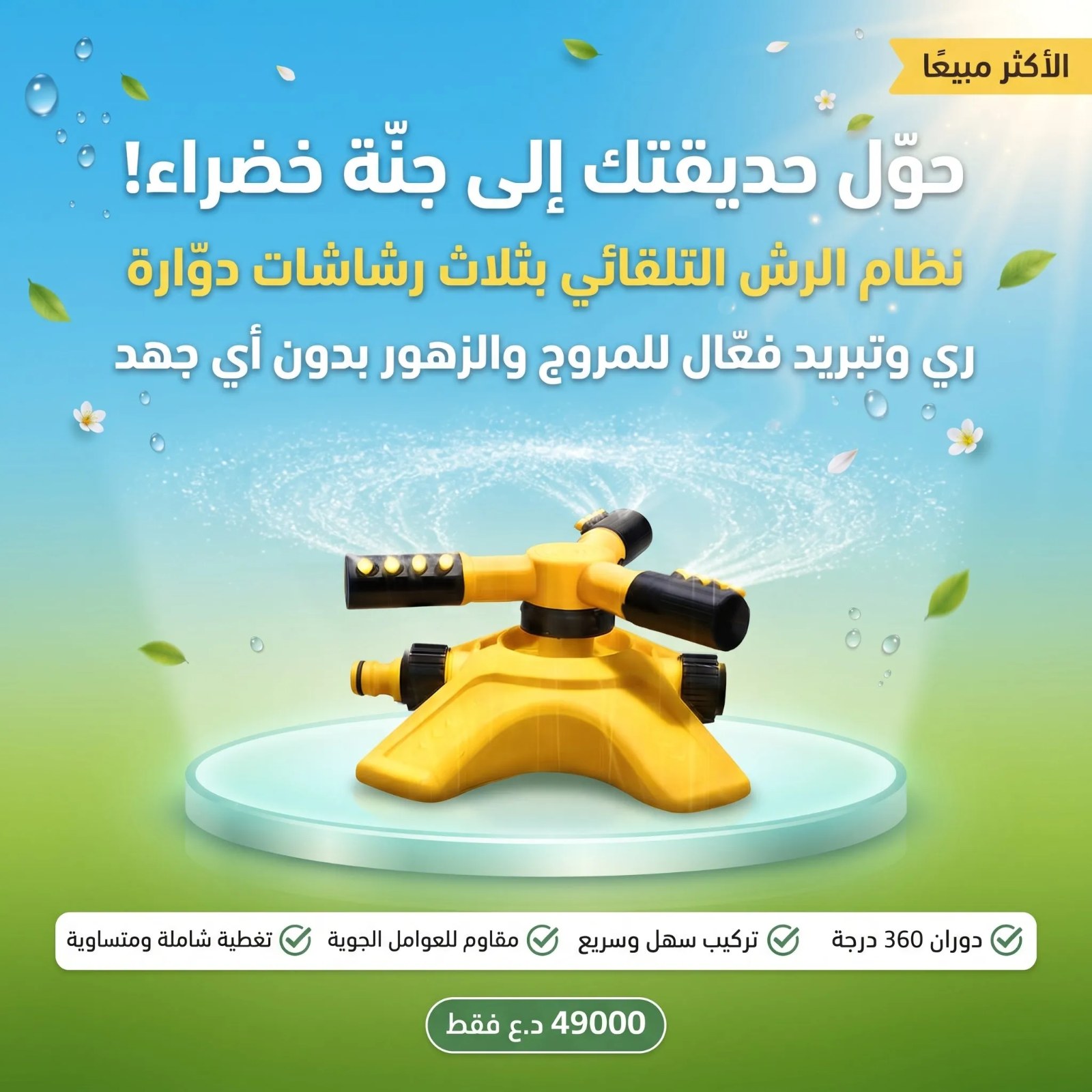 garden sprinkler